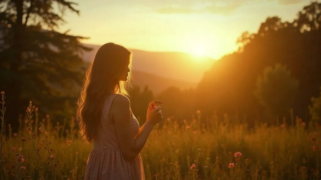 A serene landscape symbolizing inner peace and spiritual connection
